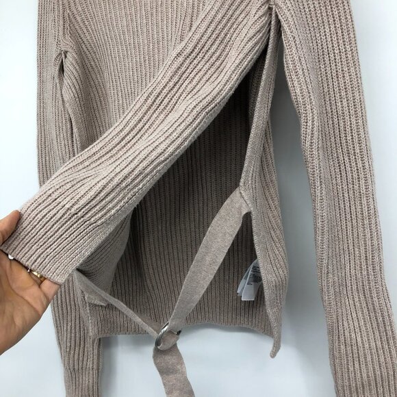 All Saints Cream Cotton East Jumper Pullover, Sweater, Crew, size S - Picture 9 of 16